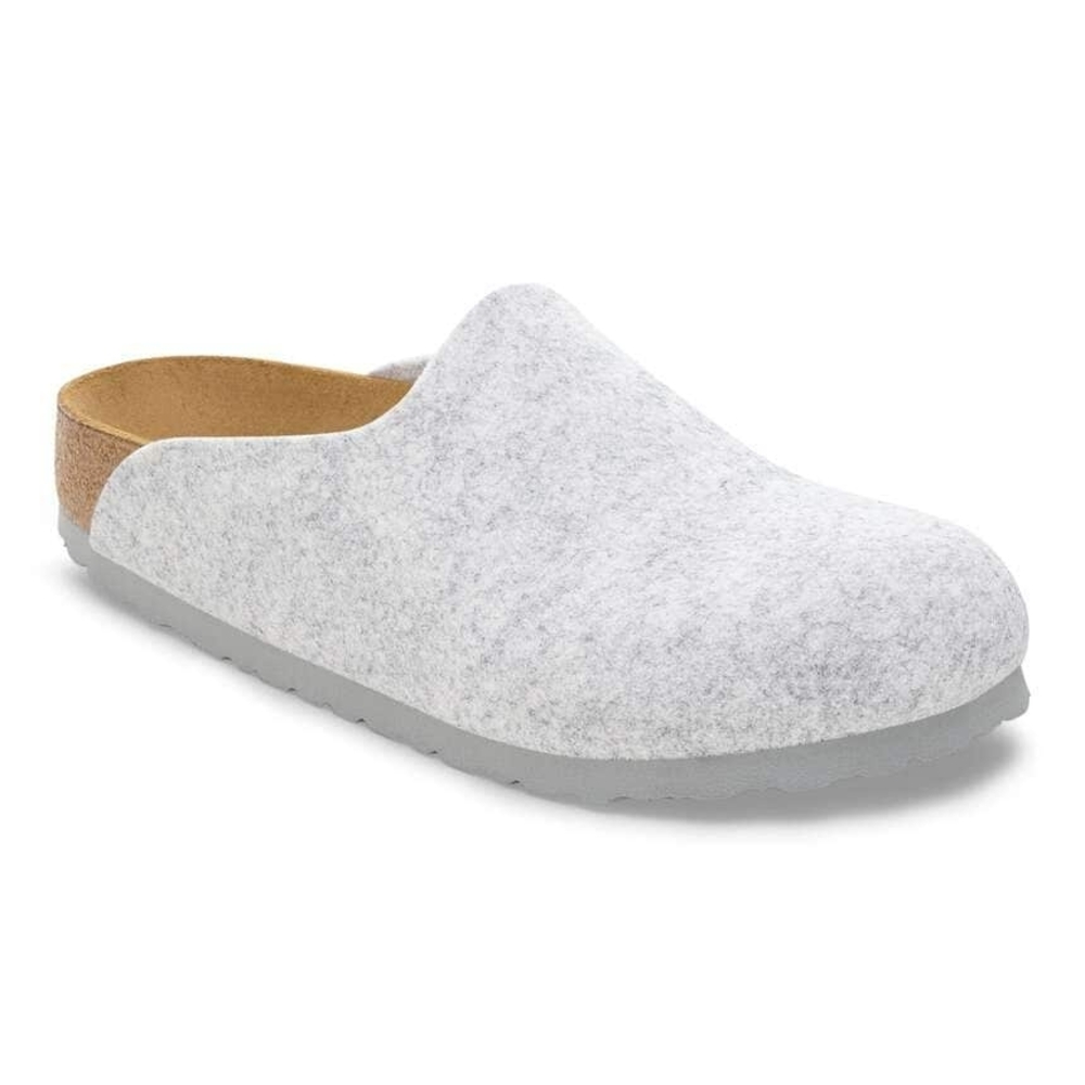 Nwt Birkenstock Amsterdam Gray Felt Clogs